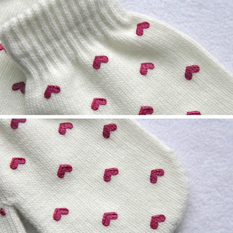 1 Đôi Găng Tay Giữ Ấm Chống Rách Họa Tiết Hoạt Hình Dễ Thương Cho Bé Trai Và Gái