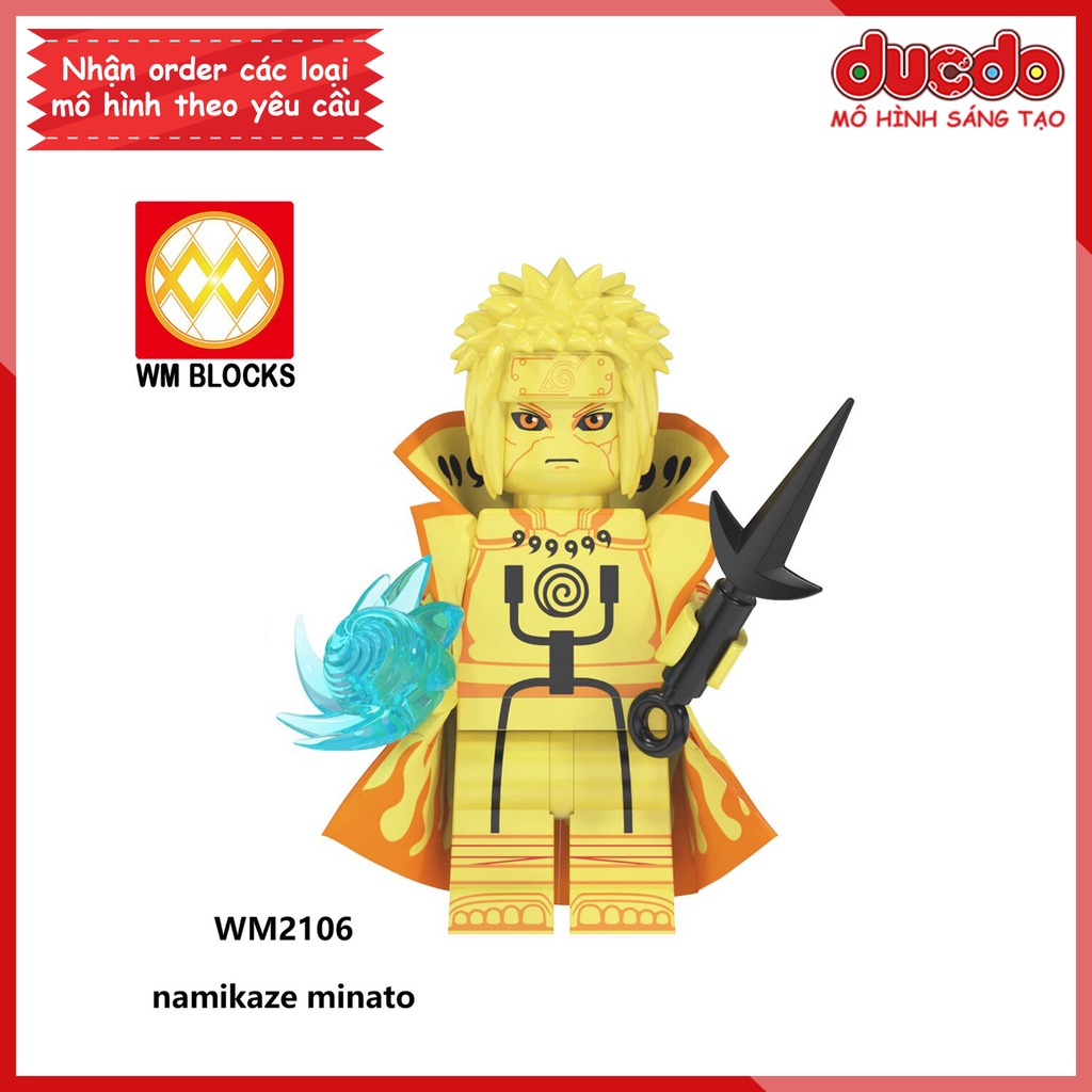 Minifigures nhân vật trong Naruto, Orochimaru, Killer Bee mới nhất - Đồ chơi Lắp ghép Xếp hình Mô hình Mini WM WM6108