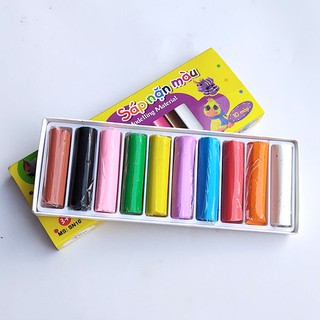 Hộp đất nặn - Sáp nặn Con mèo 10 màu - An toàn, mềm dẻo vĩnh cửu