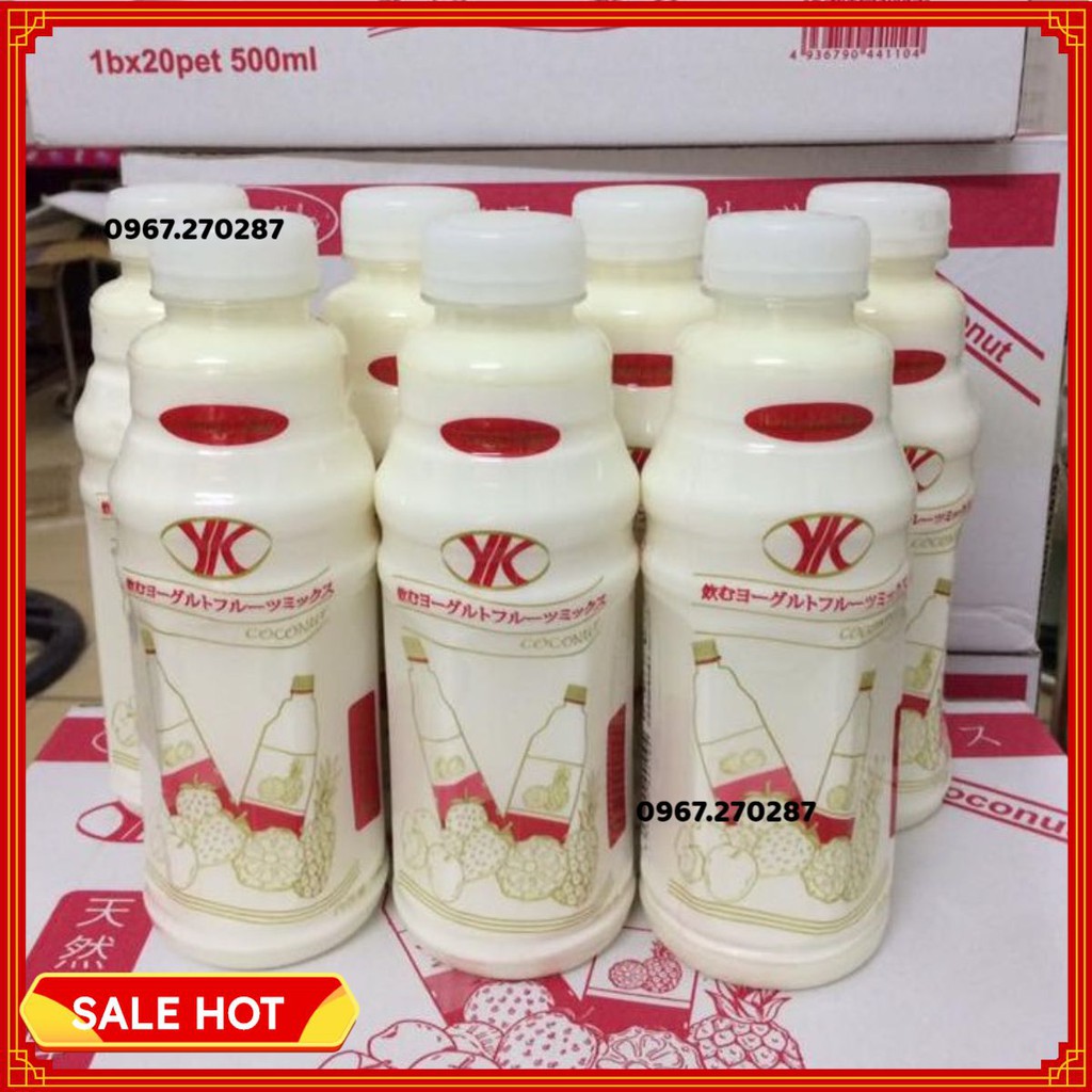 Sữa chua uống vị trái cây tự nhiên Wahaha Yoko 500ml  - Chính hãng