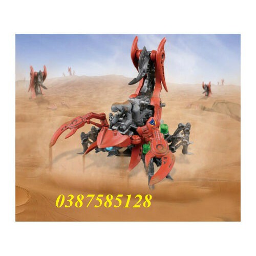 GHÉP HÌNH THÚ VƯƠNG ĐẠI CHIẾN ZOIDS. XUẤT XỨ TAKARA TOMY - NHẬT BẢN. MÃ SẢN PHẨM ZW04 SCORPEAR (LOẠI NHỎ)