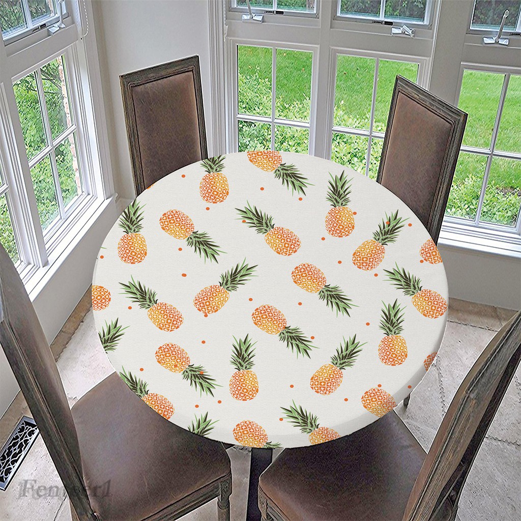 Khăn Trải Bàn Tròn Bằng Polyester Chống Trượt Fenteer1 47 &quot;/ 59&quot;
