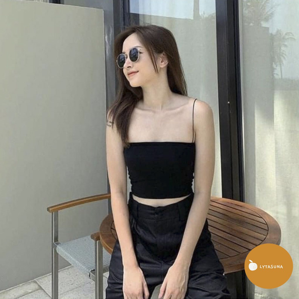 [Mã FAMAYWA giảm 10K đơn 50K] Áo 2 dây thun Croptop dáng ôm FASHION thời thượng CAO CẤP BR22 | BigBuy360 - bigbuy360.vn