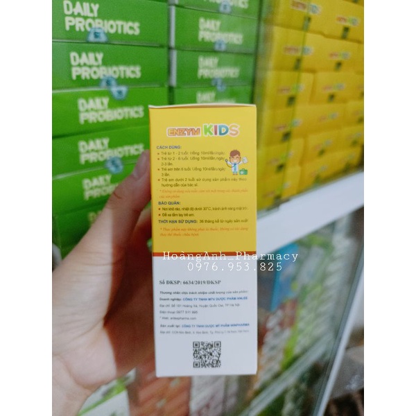 Enzym kids giúp bé ăn ngon ,tăng cân, tăng đề kháng