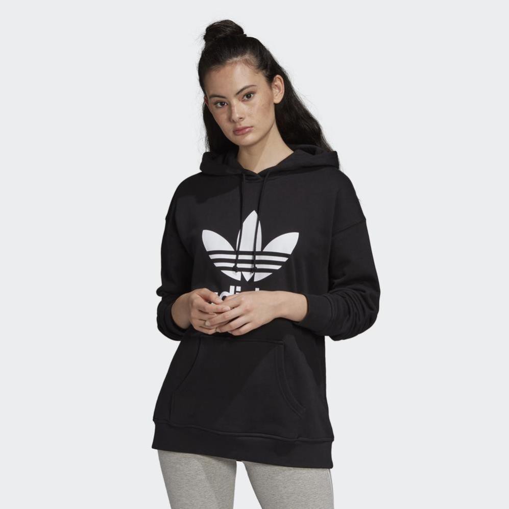 Áo hoodie adidas ORIGINALS Adidas Adicolor cây chĩa ba Nữ đen FM3307 xịn