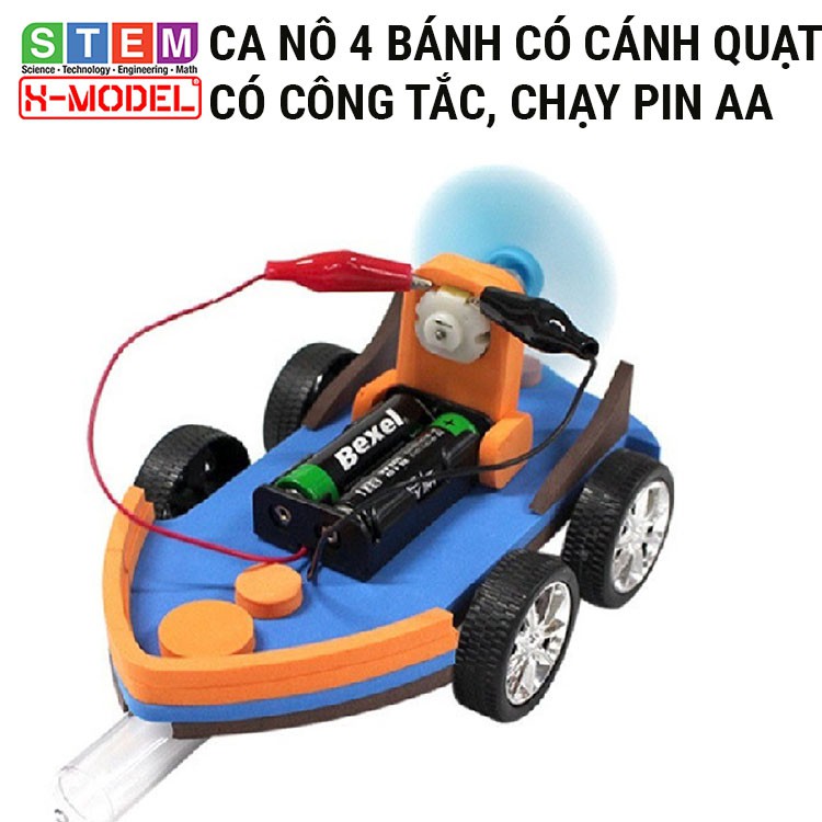 Đồ chơi thông minh STEM Ca nô 4 bánh đi được trên nước X-MODEL ST56 cho bé,  Đồ chơi trẻ em DIY| Giáo dục STEM, STEAM