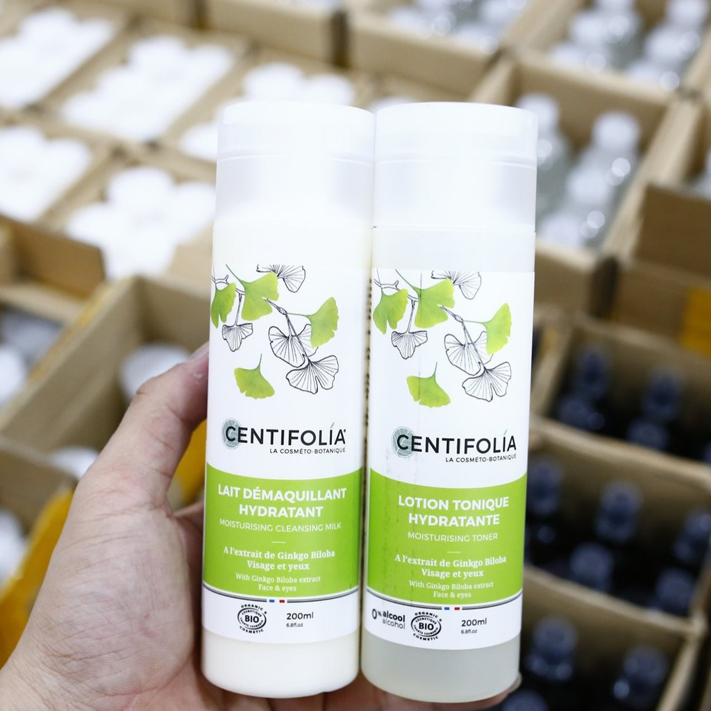 Toner Rau Má Centifolia Se Lỗ Chân Lông Giảm Mụn Nhẹ Dịu 200ml Pháp