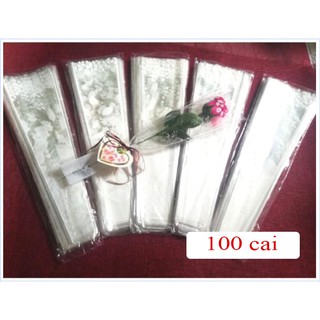 Giấy kiếng gói hoa bộ 100 cái