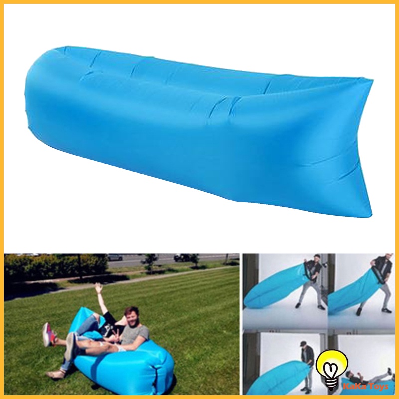 [KaKa Toys] Inflatable Sofa Air Bed Lounger Chair Sleeping Bag Mattress Couch