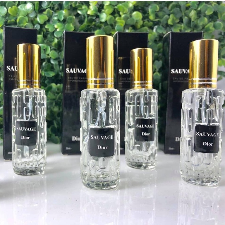 Nước Hoa Mini Nam Di_or Sau_vage dạng xịt chai 20ml mẫu 4d- Mùi hiện đại
