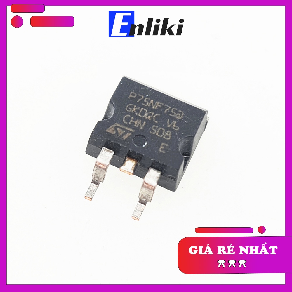 75NF75 P75NF75 MOSFET N-CH 75A 75V TO263 (Tháo Máy)