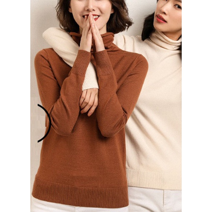 Áo len nữ, áo len cao cổ nữ, chất len mềm mịn không xù không bai, hàng nhập Quảng Châu | BigBuy360 - bigbuy360.vn