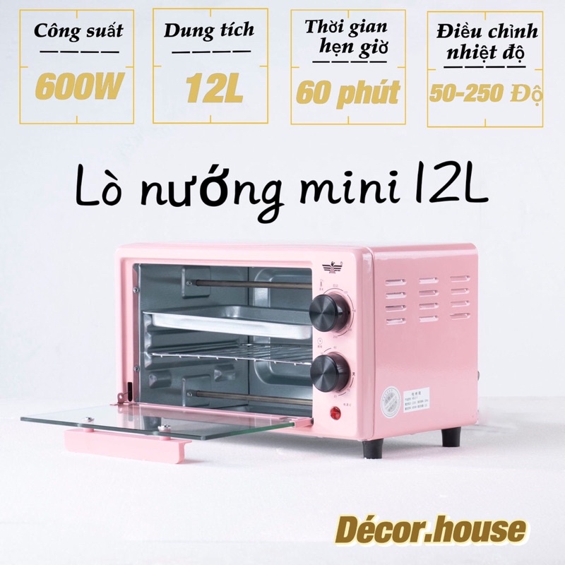 Lò nướng điện mini tự động đa năng gia đình-Đồ dùng nhà bếp