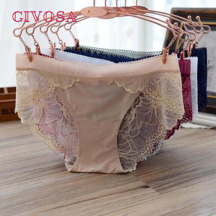 [Mã WASTUP24 giảm 10K đơn 50K] Quần Lót Mềm Giấu Đường May Phối Ren Cho Nữ | BigBuy360 - bigbuy360.vn