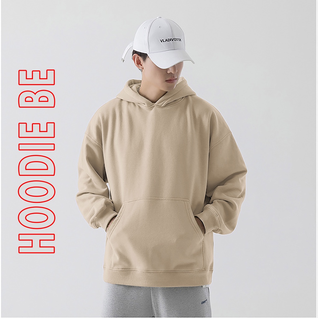 Áo hoodie trơn nam nữ áo hoodie nỉ phong cách ulzzang nhiều màu chất nỉ bông dày đẹp