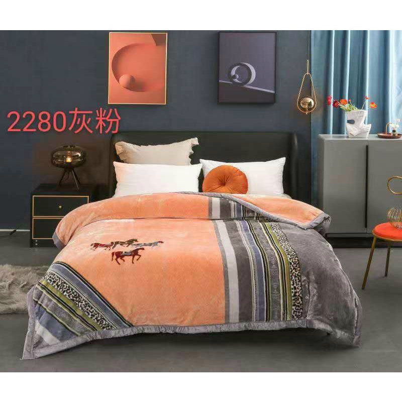 CHĂN NỈ TUYẾT 2  MẶT HỌA TIẾT MỀM MỊN NẶNG 3KG KÍCH THƯỚC 2MX2M3