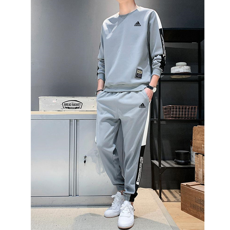 Bộ 2 Món Trang Phục Thể Thao Adidas Cổ Tròn + Quần Dài 4251