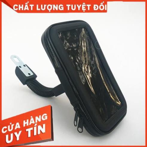 [Hàng Loại A]  Gía đỡ điện thoại gắn chân kính xe - Mẫu đi mưa