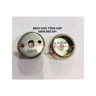 Pát gắn 2 đầu để đỡ thanh inox phi ống 25
