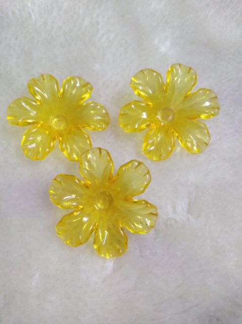 100g Đế đúc, hoa pha lê 6 cánh