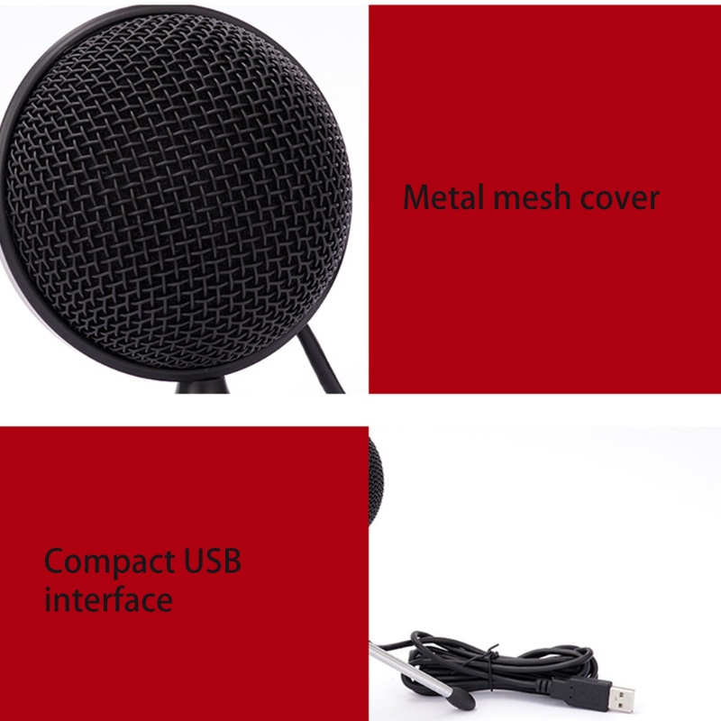 HOLD Game Microphones with Bracket for Streaming Podcast Voice Skype Recording Kits