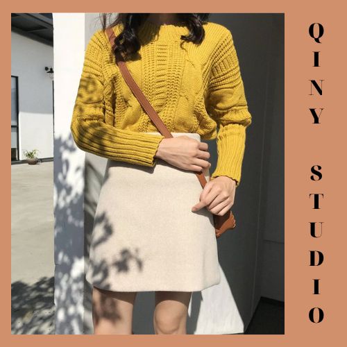 [Freeship + Quà tặng] Chân váy chữ A có quần trong, ngắn trên gối, lưng cao co dãn 4 chiều vải dày dặn màu đen, màu be | BigBuy360 - bigbuy360.vn