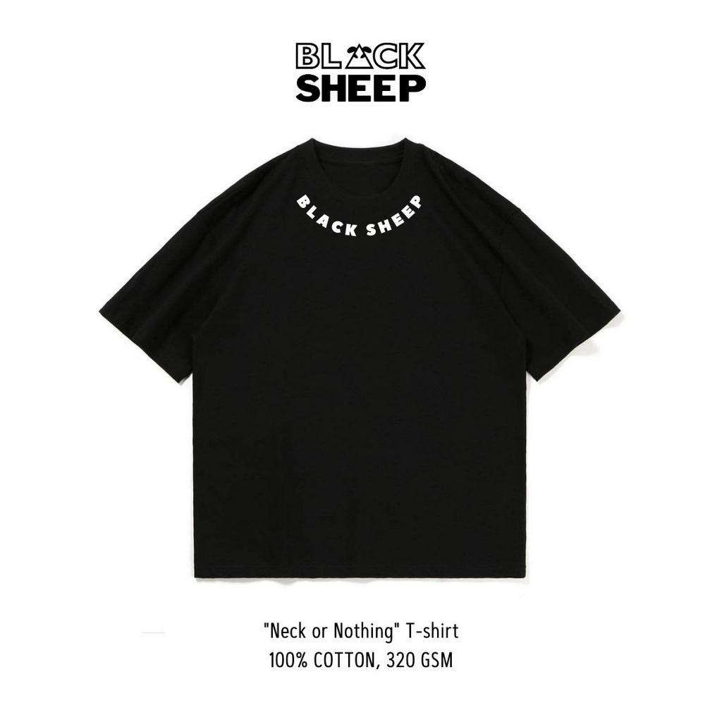 [BLACKSHEEP]Áo thun cotton 320gsm nam nữ Unisex form rộng tay lỡ, local brand chính hãng.