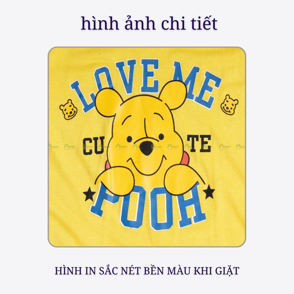 Đồ Bộ Bé Gái, Bé Trai Minky Mom Vải Thun Lạnh In Chữ LOVE ME Cổ Viền, Bộ Cộc Tay Mặc Nhà Cho Bé MKM2222