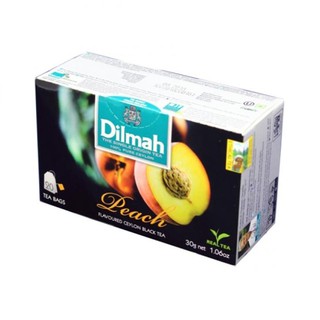 Trà Dimah Các vị Dâu, Đào, Bạc Hà, Gừng túi lọc (Hộp 20 túi lọc)