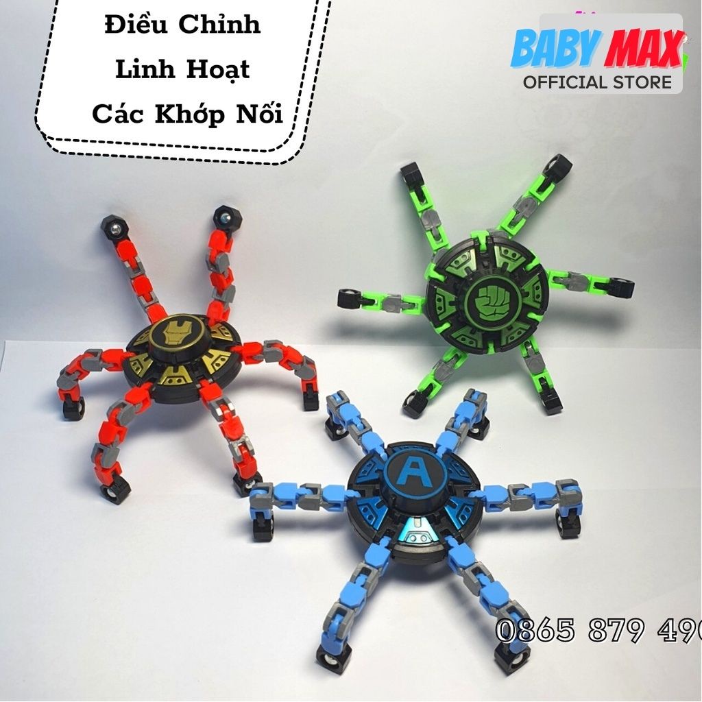 Con Quay Spinner beyblade Robot Biến Hình Thông Minh Cho Bé - Đồ Chơi Trẻ Em BABY MAX