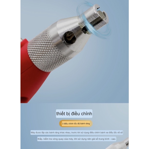 MÁY MÀI NANH HEO CAO CẤP TẶNG KÈM O5 ĐÁ MÀI