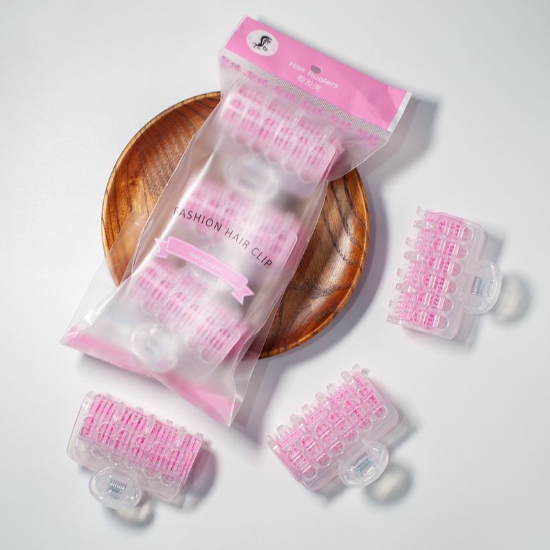 Kẹp Uốn Tóc Mái Cỡ Lớn Tạo Kiểu Tóc Xoăn Tự Dính