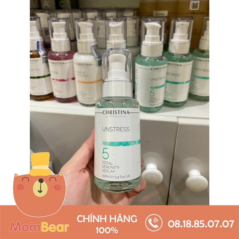 Serum Phục hồi Làm dịu da Christina Unstress Total Serenity Serum 100ml