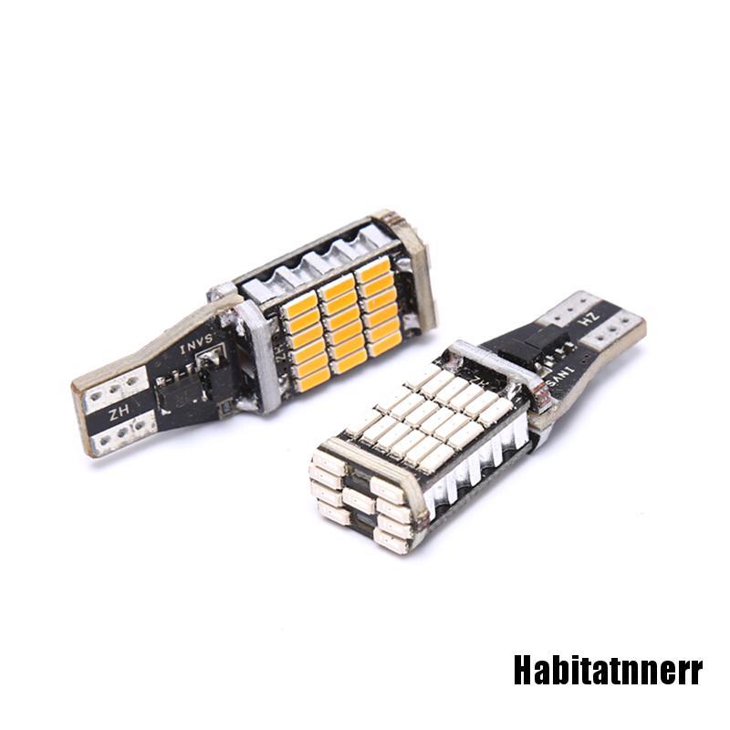 Đèn Led Chiếu Hậu 6000k T15 W16w 45 Smd 4014 Cho Xe Hơi