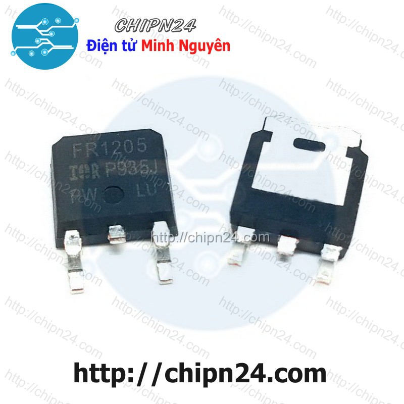 [2 CON] MOSFET Dán FR1205 TO-252 44A 55V Kênh N (SMD Dán) (IRFR1205TRPBF IRFR1205 1205)