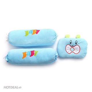 Bộ 02 Gối Ôm Chặn Và 1 Gối Nằm Thêu Loại Lớn Cho Th Bobo (nhiều màu)