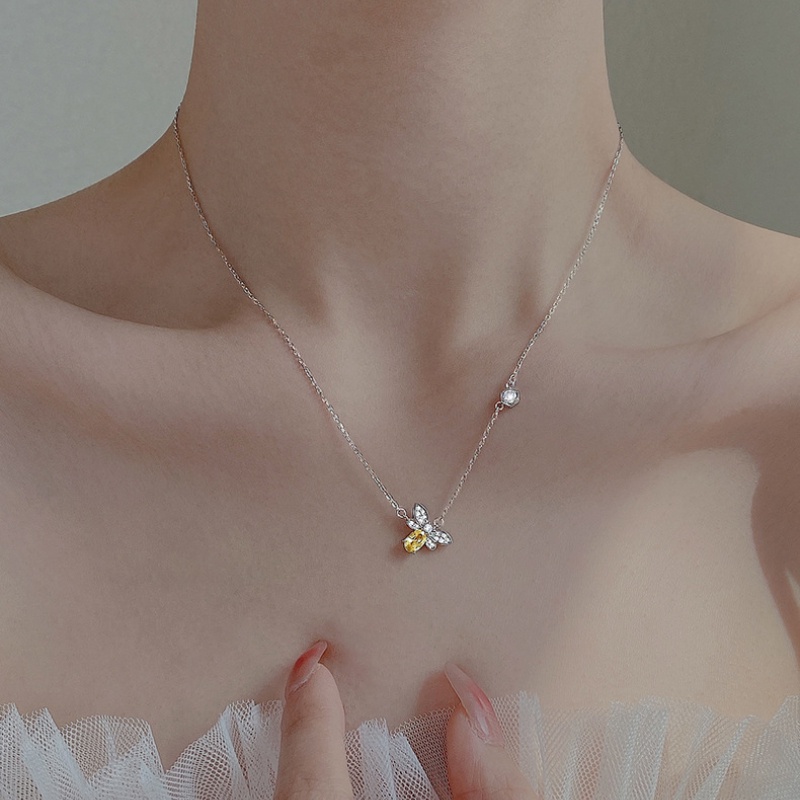 Sang trọng thời trang nữ vòng cổ Bee mặt dây chuyền vòng cổ