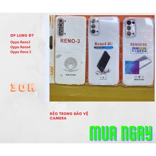 Ốp lưng Oppo Reno3, Reno4, Reno5 trong chống sốc bảo vệ Camera