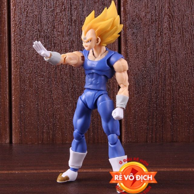 [Xả hàng tăng doanh sô-Hàng có sẵn] Mô hình khớp cử động  Vegeta Majin Shf Dragon Ball Super thần cao 15cm