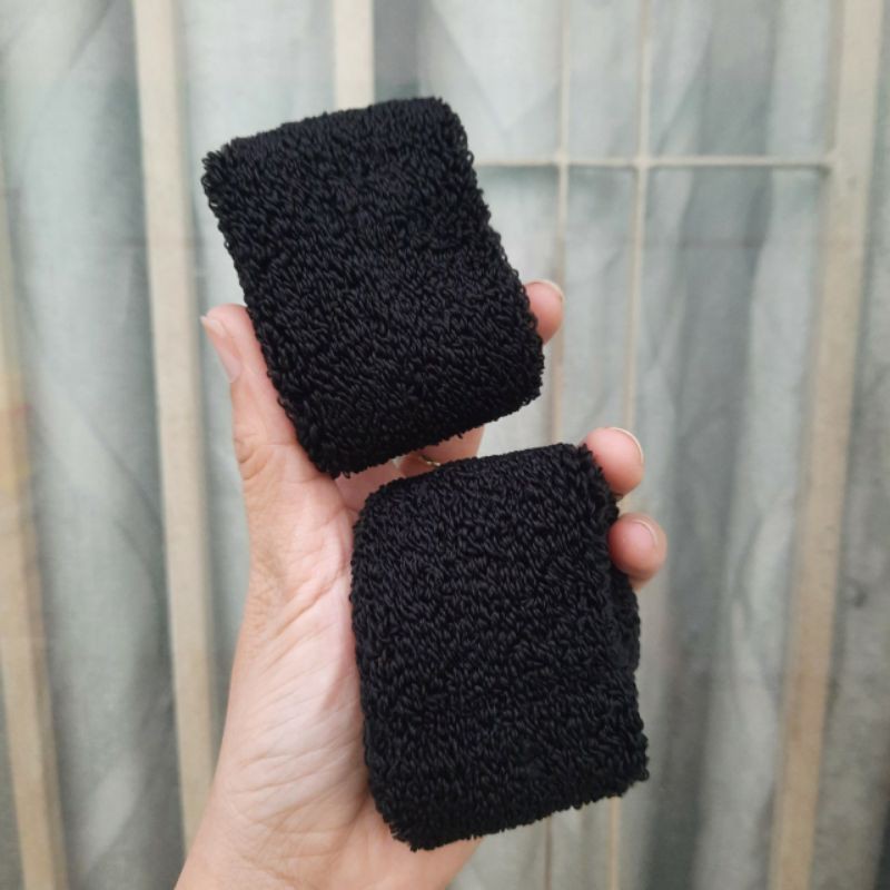 Len cột tóc bản to 4.5-5cm×7cm (bò/đồng/đen)