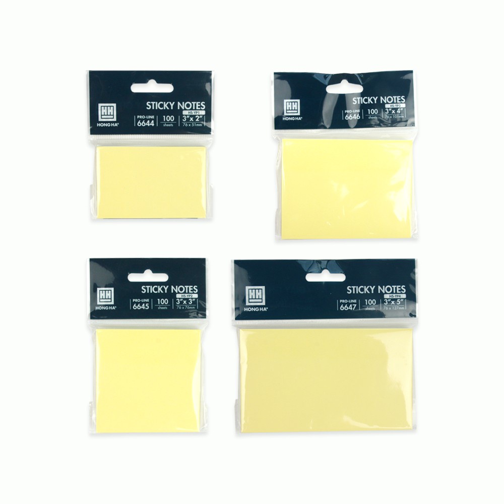 Giấy ghi chú Giấy note Hồng Hà Proline 3x2  6644