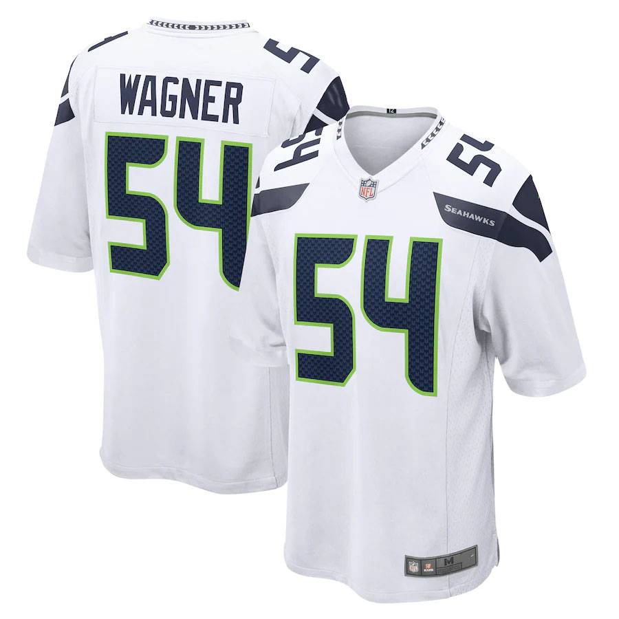 Mới Áo Thun Bóng Đá Seattle Seahawks NFL Số 54 Wagner Số 12