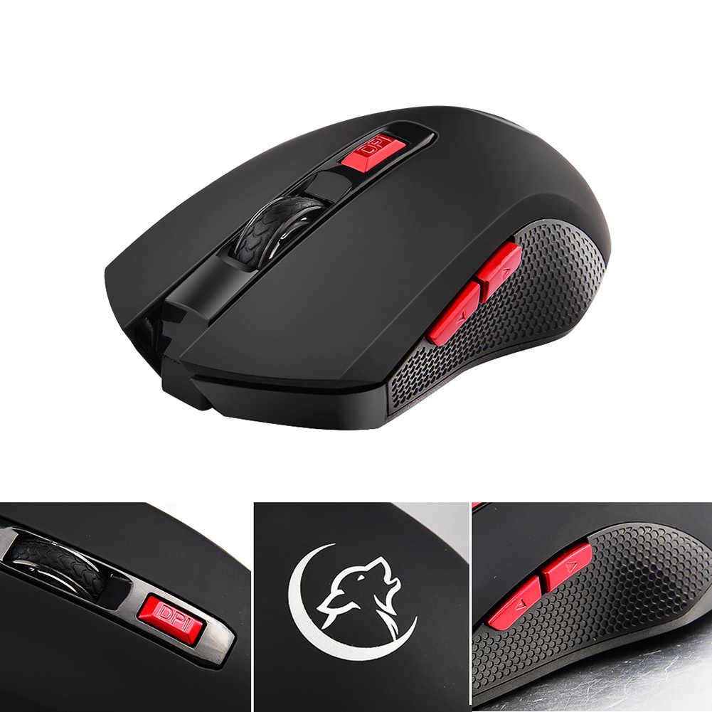 Chuột Gaming Hel + G817 Không Dây 2400dpi 2.4g