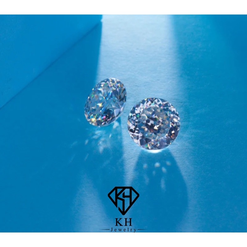 Xoàn nhân tạo moissanite nhiều giác Siêu đẹp  Từ 4,5mm-7,2mm