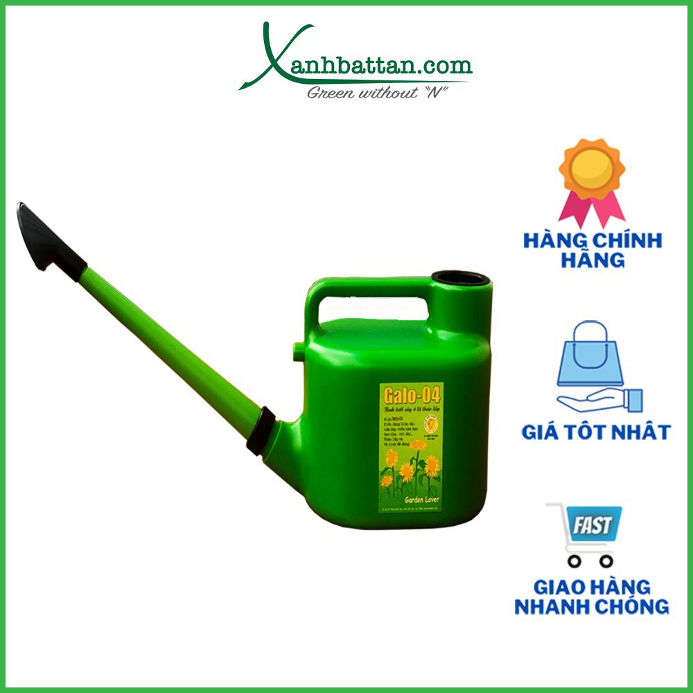 Bình tưới cây vòi sen DUDACO Galo-04 Dễ tháo lắp 4 Lít