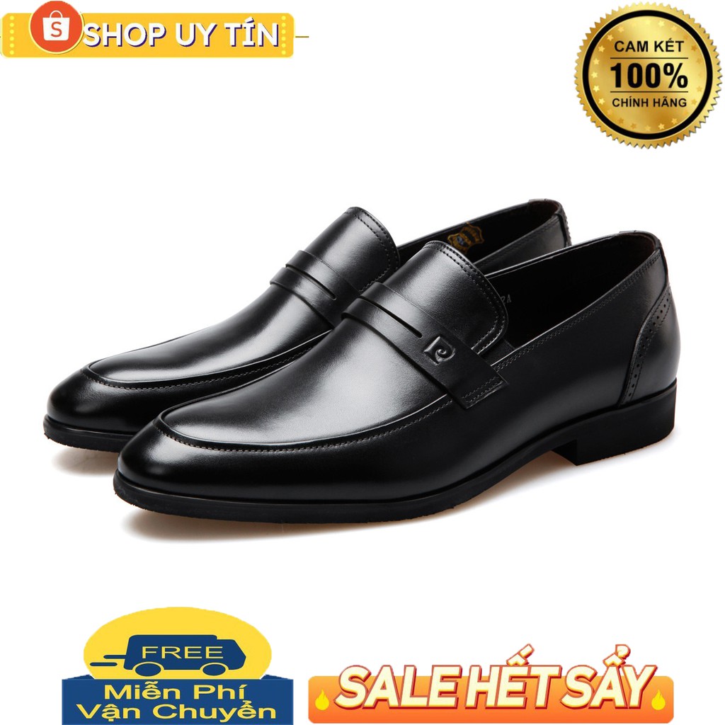 giày lười pierre cardin da bò cao cấp