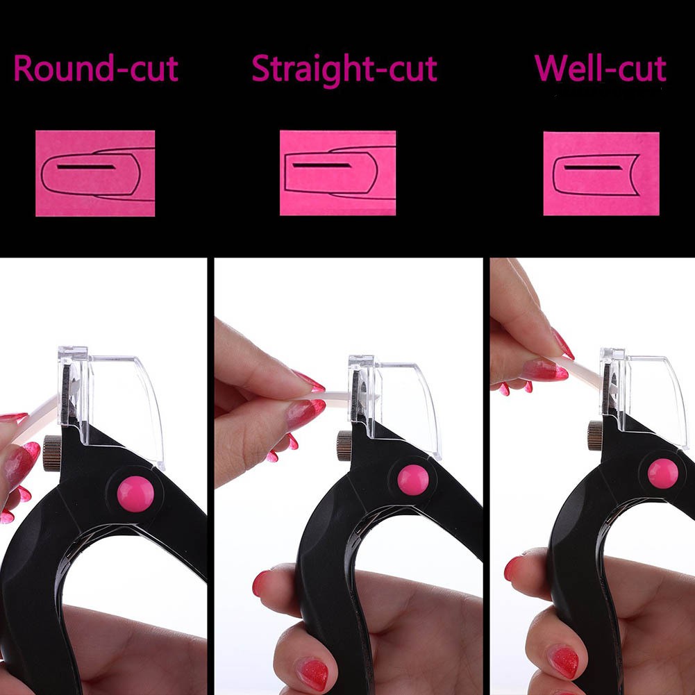Han_Stainless Steel U Shape Nail Scissors Remover Cuticle Clipper Manicure Cutter