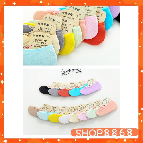 Vớ cotton trơn nhiều màu dành cho các bạn nữ - shop8868