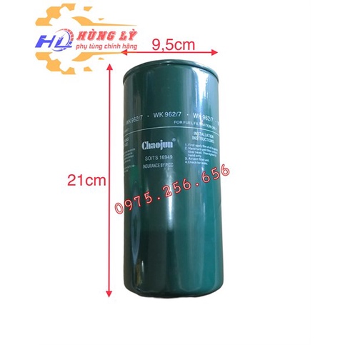 lọc dầu Wk962/7 lọc dầu HOWO 371 lọ dầu ô tô lọa các loại phụ tùng Hùng Lỳ