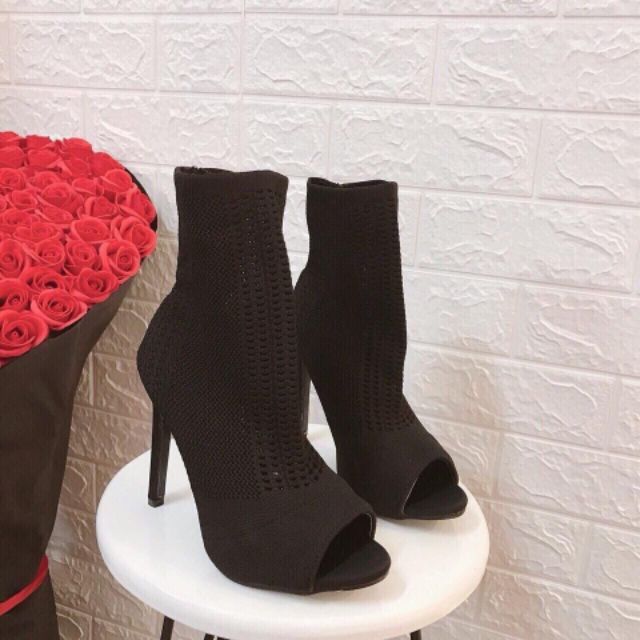 Boots len hở mũi HN 108